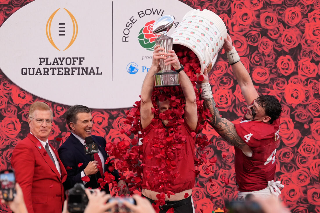 No. 1 Indiana routs Alabama for first Rose Bowl win